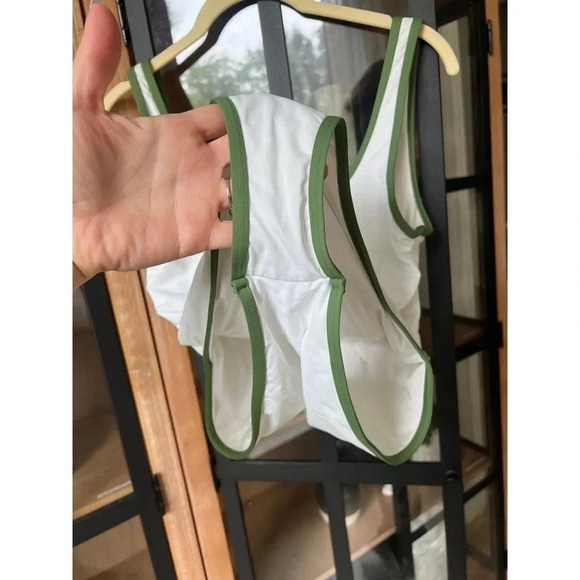 WeWoreWhat White and Green Bikini - Picture 3 of 9